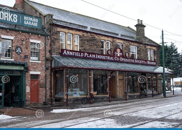 Beamish Open Air Museum STANLEY, COUNTY DURHAM/UK - JANUARY 20 : Old Co-op Store at the ... photo