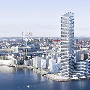 26-Etage Lejlighed Med Utrolig Havudsigt Apartment Aarhus Exterior photo