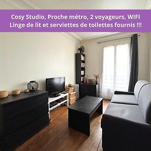 Cosy Studio - Proche Metro - 2 Voyageurs Apartment Levallois-Perret Exterior photo
